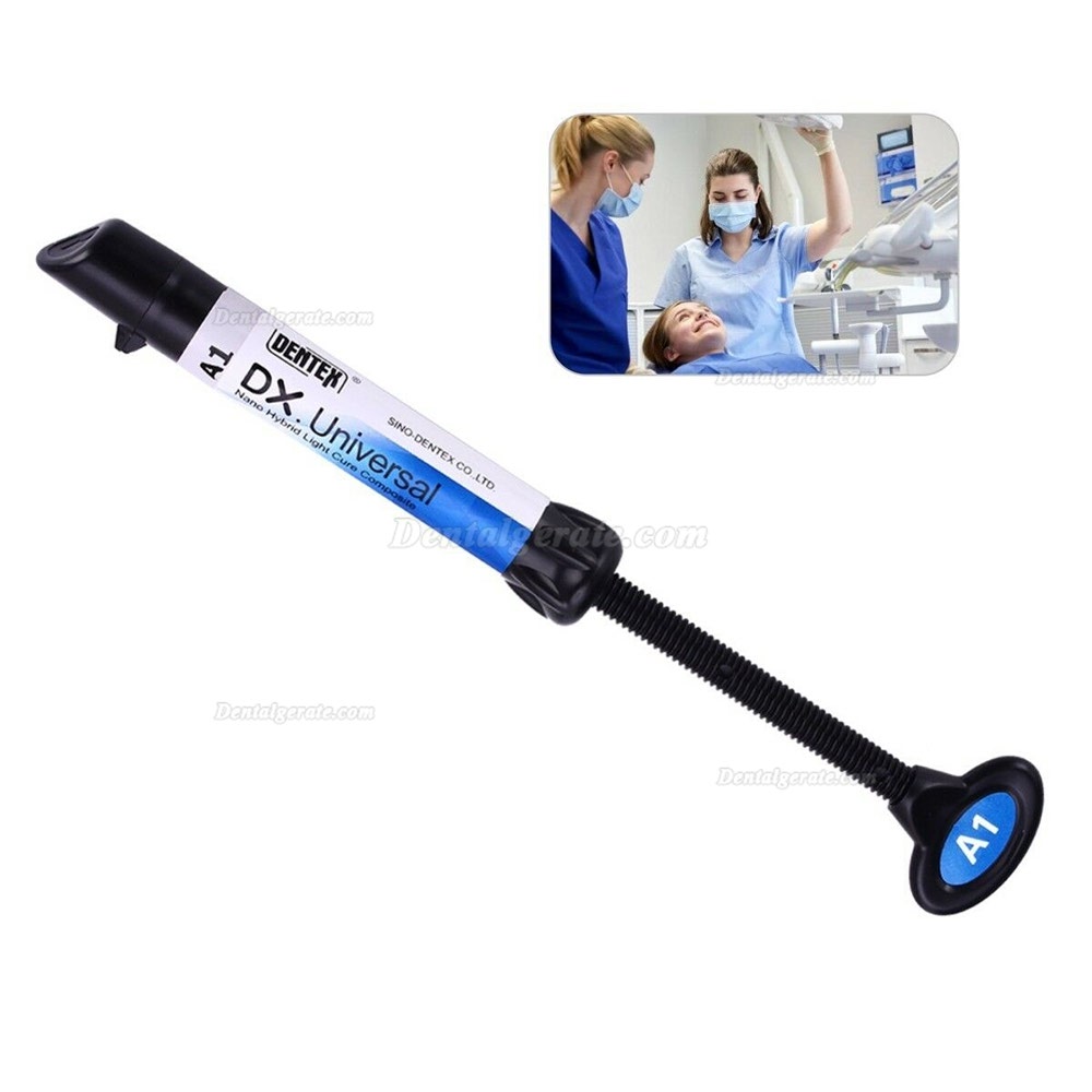 5Pcs A1 Lichth&auml;rtende Dental Hybridkunstharz Composite Syringe